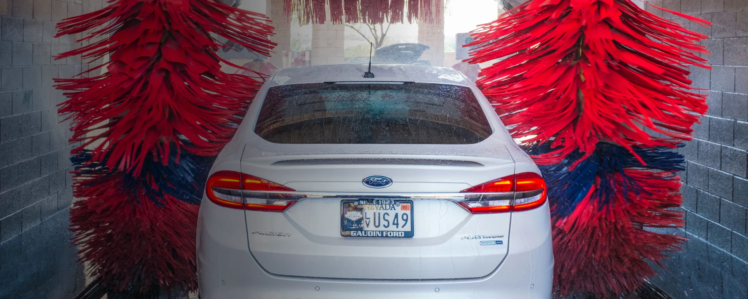 Car wash digital signage