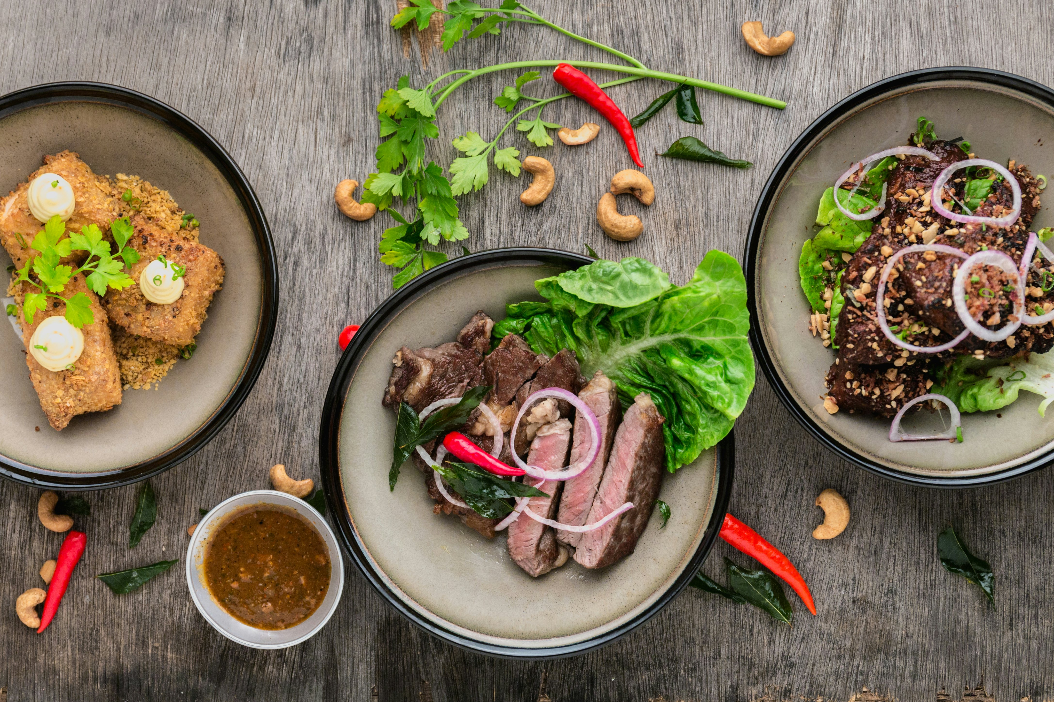 Plated food