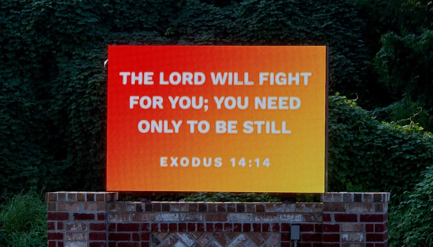 St. Stephen Baptist Church's 4'x6' double-sided Cirrus LED display