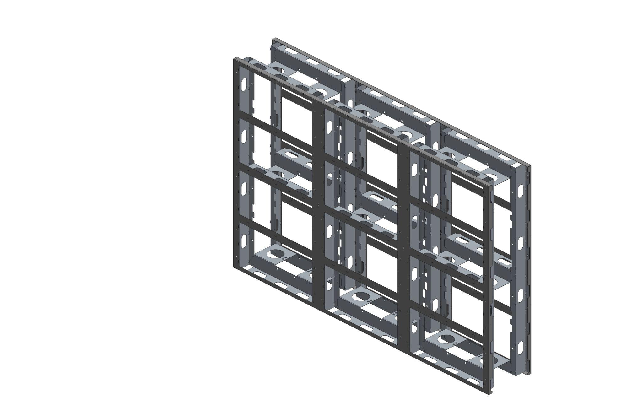 Welded prefabricated cabinet frame