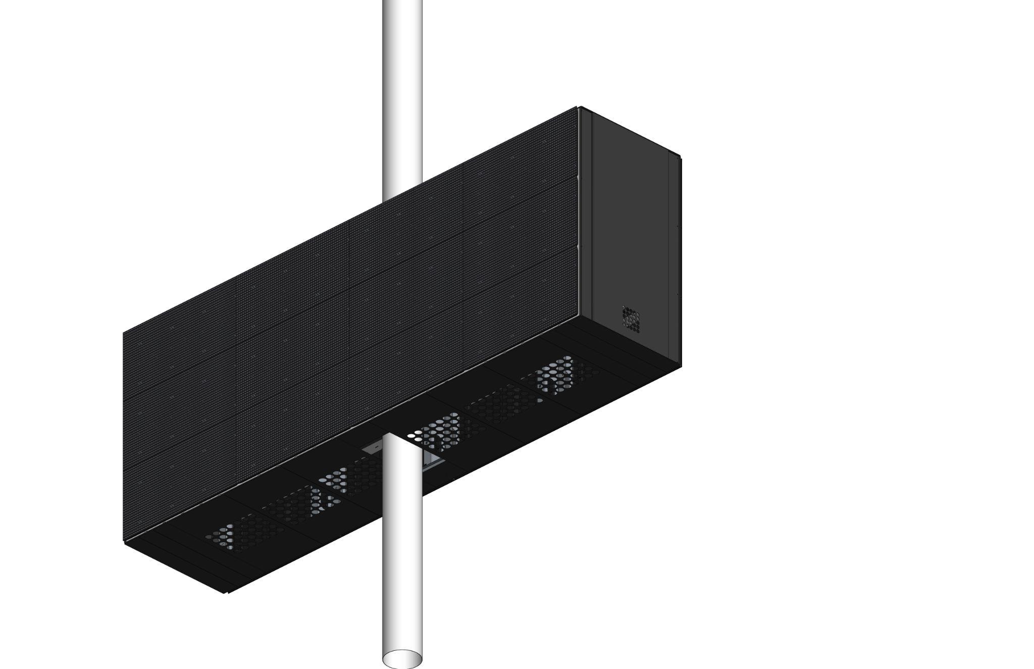Single-pole retrofit cabinet