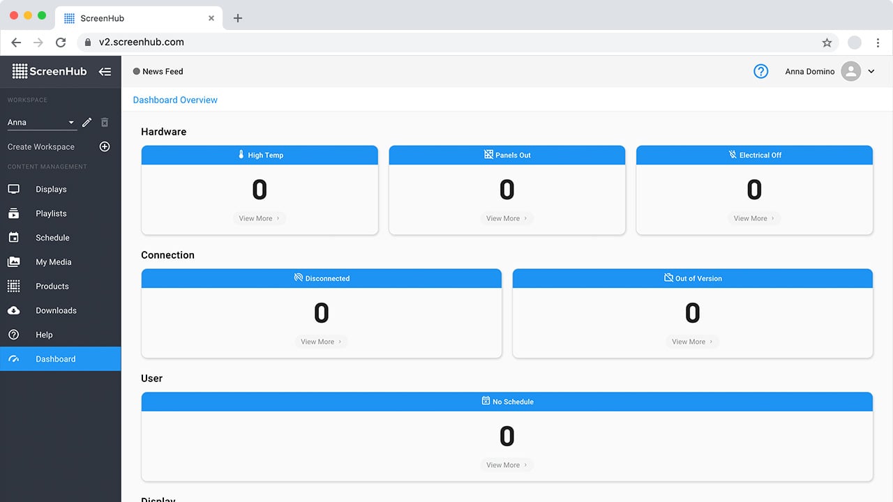 ScreenHub-monitoringdashboard