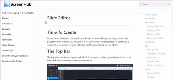 Slide Editor GIF